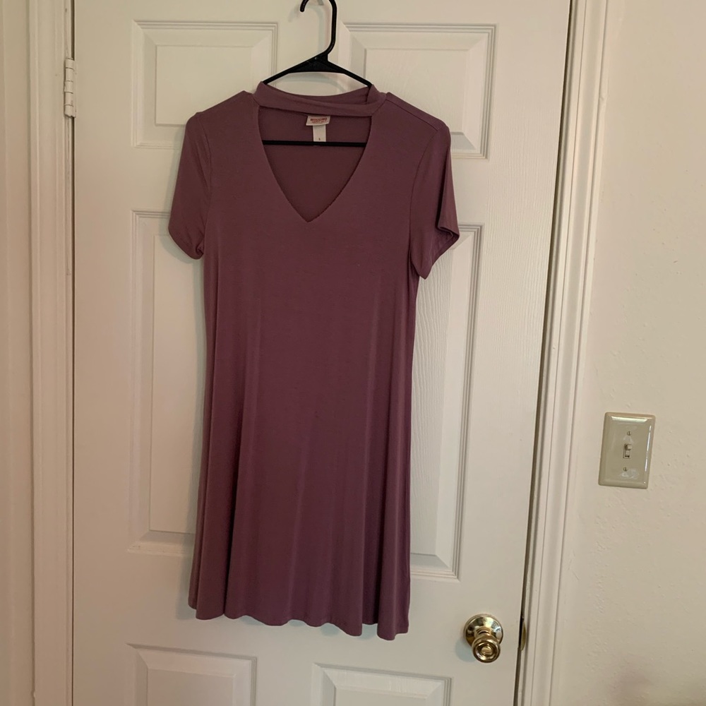 Dusty lilac dress